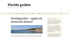 Desktop Screenshot of floridaguiden.se